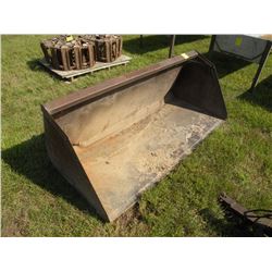 6ft skidloader snowbucket -bent & cracked