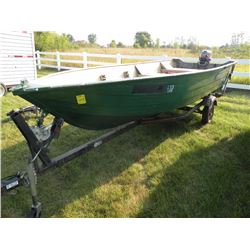 1980 Sea Nymph 16ft boat w/trailer SN#-SEAF0037M80C