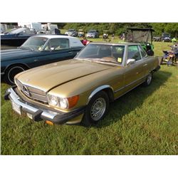 1976 Mercedes 450SL 2 door hardtop convertible SN#-10704412029034