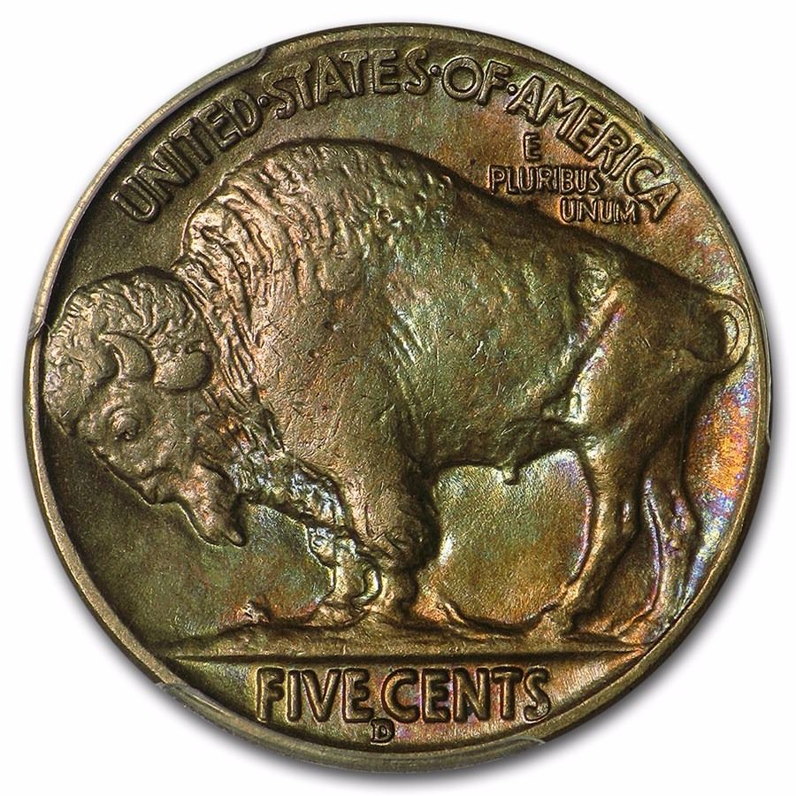 1936 D Buffalo Nickel Coin PCGS MS64 1936-d-buffalo-nickel-coin-pcgs-ms64