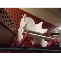 CHILD'S SHABBY SHEEK ROCKER