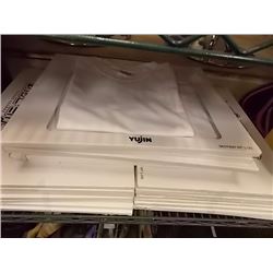 NEW WHITE T-SHIRTS - 8 TTL