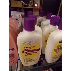 LOT OF SUNSCREEN - 30SPF - 4 TTL - WHITE BOTTLE