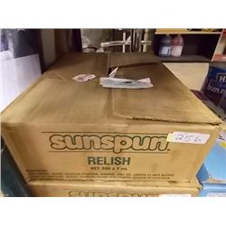 BOX OF RELISH PACKAGES - 500GM