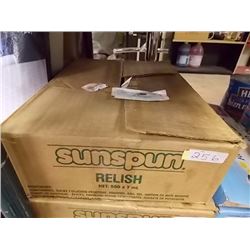 BOX OF RELISH PACKAGES - 500GM