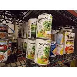 LOT OF CANNED PEAS - 12 TTL