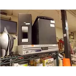 RCA SPEAKERS & SONY BOOM BOX & CD PLAYER - PS