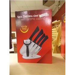 NEW STAINLESS STEEL KNIFE SET - 6 PC - GERMANY