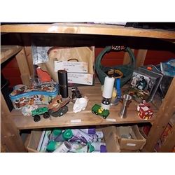 SHELF OF  COLLECTABLES