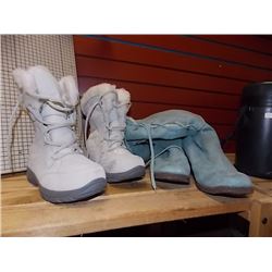 SUEDE WINTER BOOTS - 2 TTL