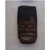 Image 2 : HAND CRAFTED CARVED WOOD MASK - smiling