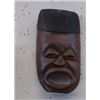 Image 2 : HAND CRAFTED CARVED WOOD MASK - singing