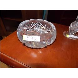 PIN WHEEL CRYSTAL ASHTRAY