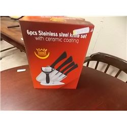NEW STAINLESS STEEL KNIFE SET - 6 PC - GERMANY