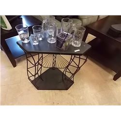 METAL & WOOD 3' CORNER STAND