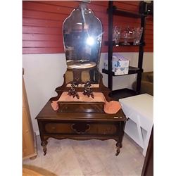 WALNUT DRESSER - 1930'S