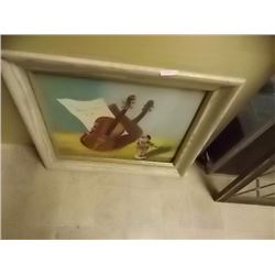 FRAME OIL PICTURE - VIOLIN SONATA IN AB