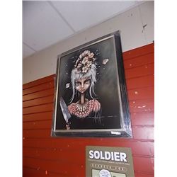 FRAMED PRINT - SINGLE AGAIN - ANGELINA WRONA - GALLERY ESTIMATE $550