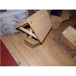 WOOD WISHING WELL -4'