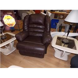 LEATHER ROCKER RECLINER