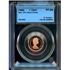 Image 1 : 1988 1¢, CCCS PF-69 Red Ultra Heavy Cameo.