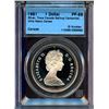 Image 1 : 1981 1$ silver Trans Canada Railway centennial, CCCS PF-69 Ultra Heavy Cameo.