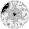 Image 1 : RCM Lot includes 2013 $20 Fine Silver Coin Winter Snowflake.