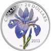 Image 1 : RCM Lot; includes 2013 $20 Fine Silver Coin Iris Versicolor.