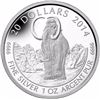 Image 1 : RCM Lot; includes 2014 $20 Fine Silver Coin The Wooly Mammoth.