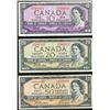 Image 2 : 1954 complete banknote set $1 to $100, Beattie/Coyne signature, modified portrait, all VF/EF for gra