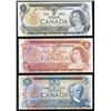 Image 1 : 1970's complete banknote set $1 to $100, all with Crow/Bouey signatures, Multi-color series, VF to U