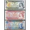 Image 1 : 1970's complete banknote set $1 to $100, Lawson/Bouey signatures. Includes both 1969 & 1979 $20 note