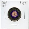 Image 1 : 2007 25¢, Firework commemorative coin from congratulation RCM set, uncirculated.