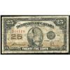 Image 1 : 1923 25¢ DC-24c #318149 , letter C, VG/F for grade.