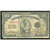 Image 1 : 1923 25¢ DC-24c #566393 , letter J, VG/F for grade.
