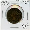 Image 1 : 1900 1¢ Plain F+