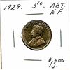 Image 1 : 1929 5¢ About EF