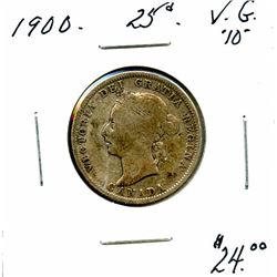 1900 25¢ VG+