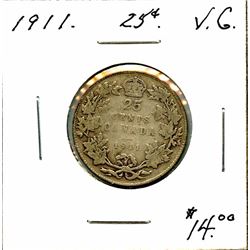 1911 25¢ VG