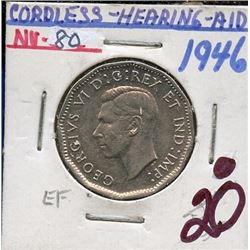 1946 5¢ cordless hearing aid, EF for grade.