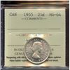 Image 1 : 1955 25¢ , ICCS MS-64.