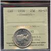 Image 1 : 1956 25¢ , ICCS MS-65.