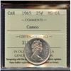 Image 1 : 1965 25¢, ICCS MS-64 Cameo.