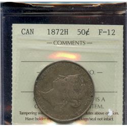 1872H 50¢, ICCS F-12.