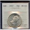 Image 1 : 1957 50¢, ICCS MS-63.