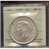 Image 1 : 1939 $1, ICCS MS-63.