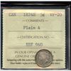 Image 1 : 1874H 5¢ Plain 4, ICCS VF-20.