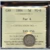 Image 1 : 1884 5¢ Far 4, ICCS VG-8