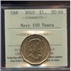 Image 1 : 2010 $1 Navy 100 Years, ICCS MS-64.