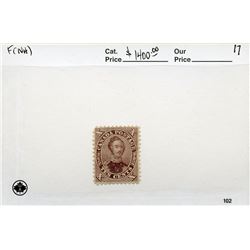 Canada Mint #17 Fine (NH).